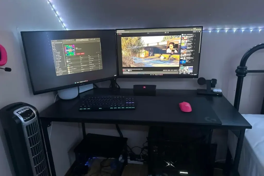2 monitor gaming setup