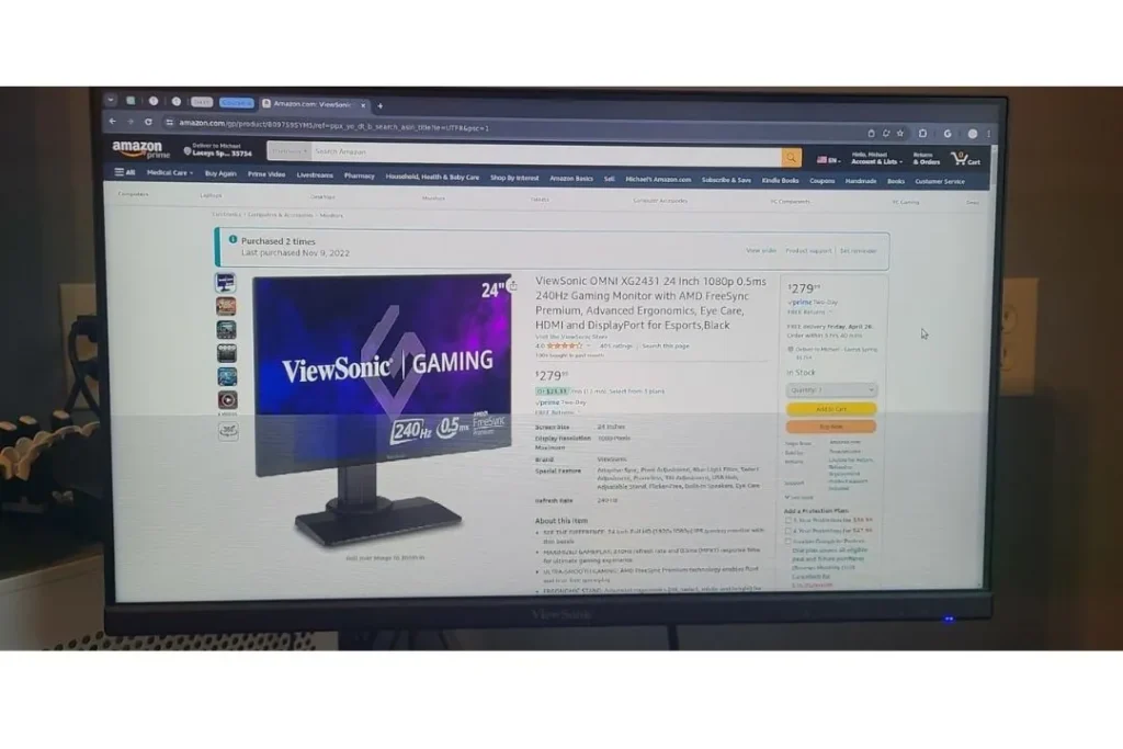  ViewSonic XG2431 – 240Hz