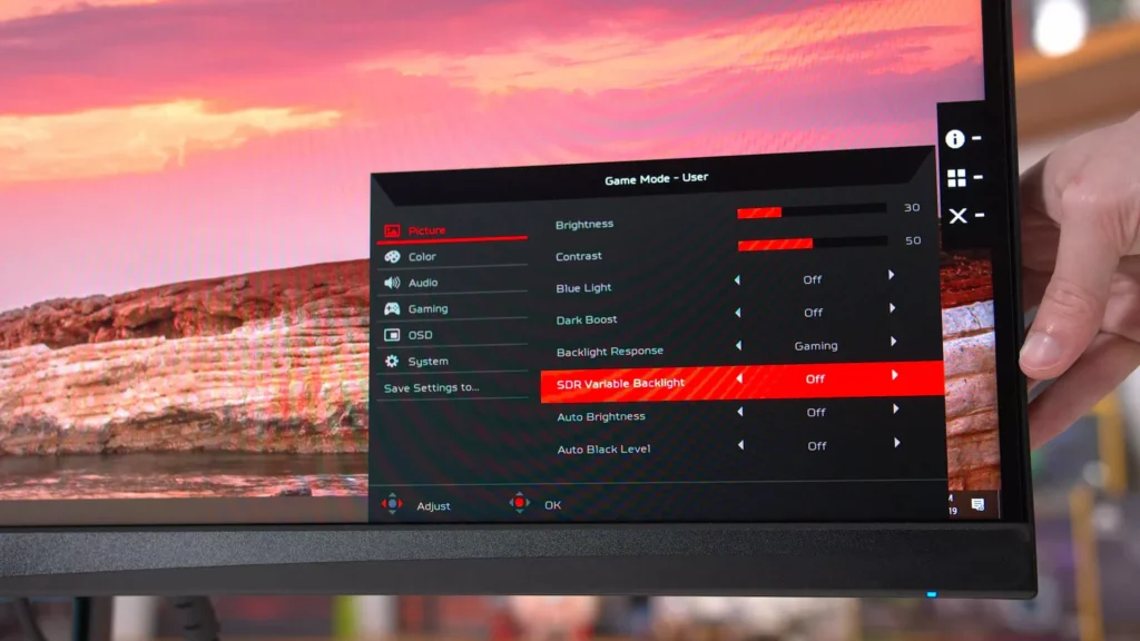 Best Acer Monitor Settings for Gaming