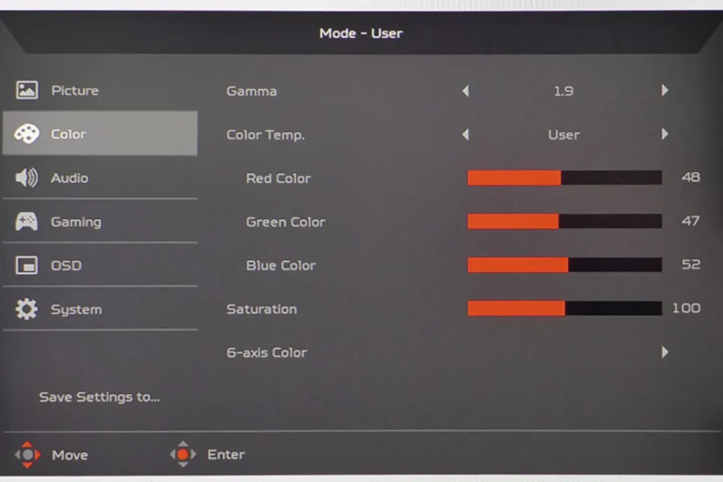 Best Acer Monitor Settings for Gaming