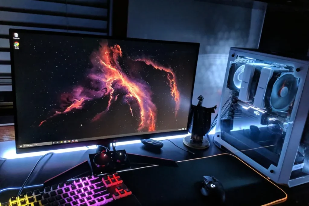 LG 32GS60QC-B Ultragear 32-inch Curved Gaming Monitor