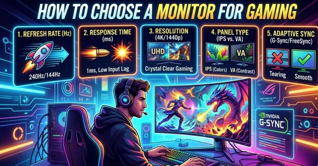 How to Choose a Monitor for Gaming