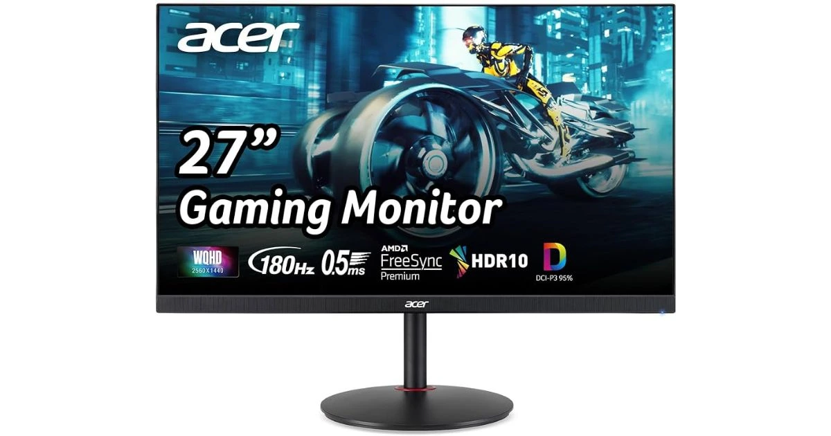 Acer Nitro 27" WQHD IPS PC Gaming Monitor (2560x1440p)
