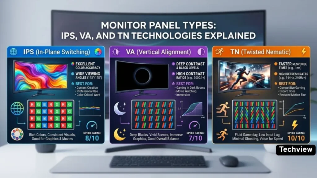 Monitor Panel Types