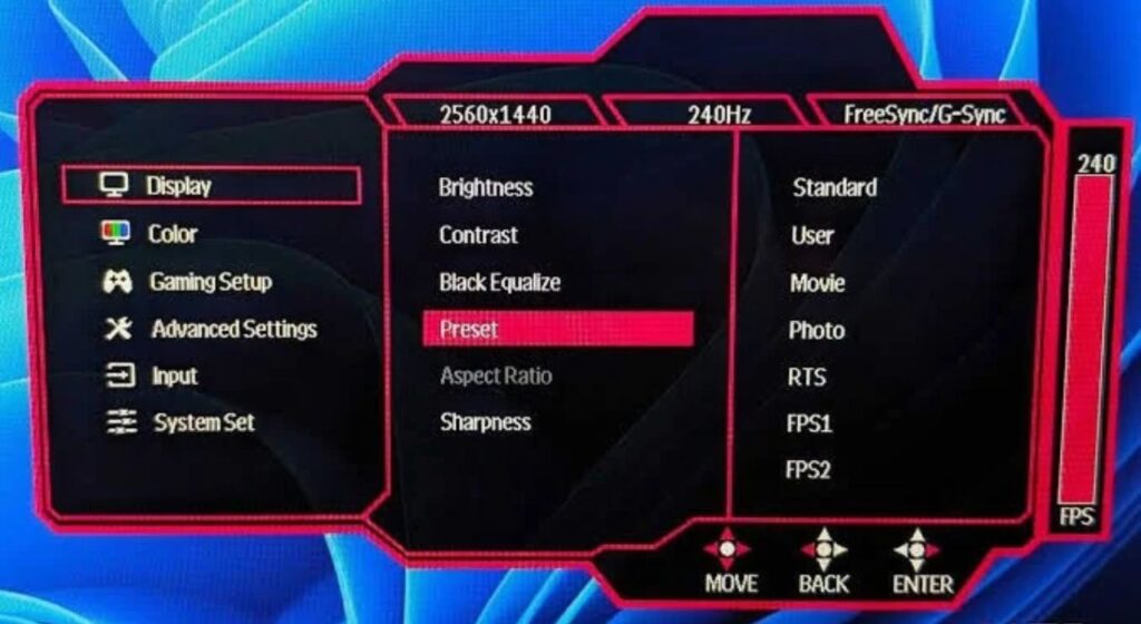 Best Contrast Setting for Gaming Monitor