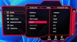 Best Contrast Setting for Gaming Monitor